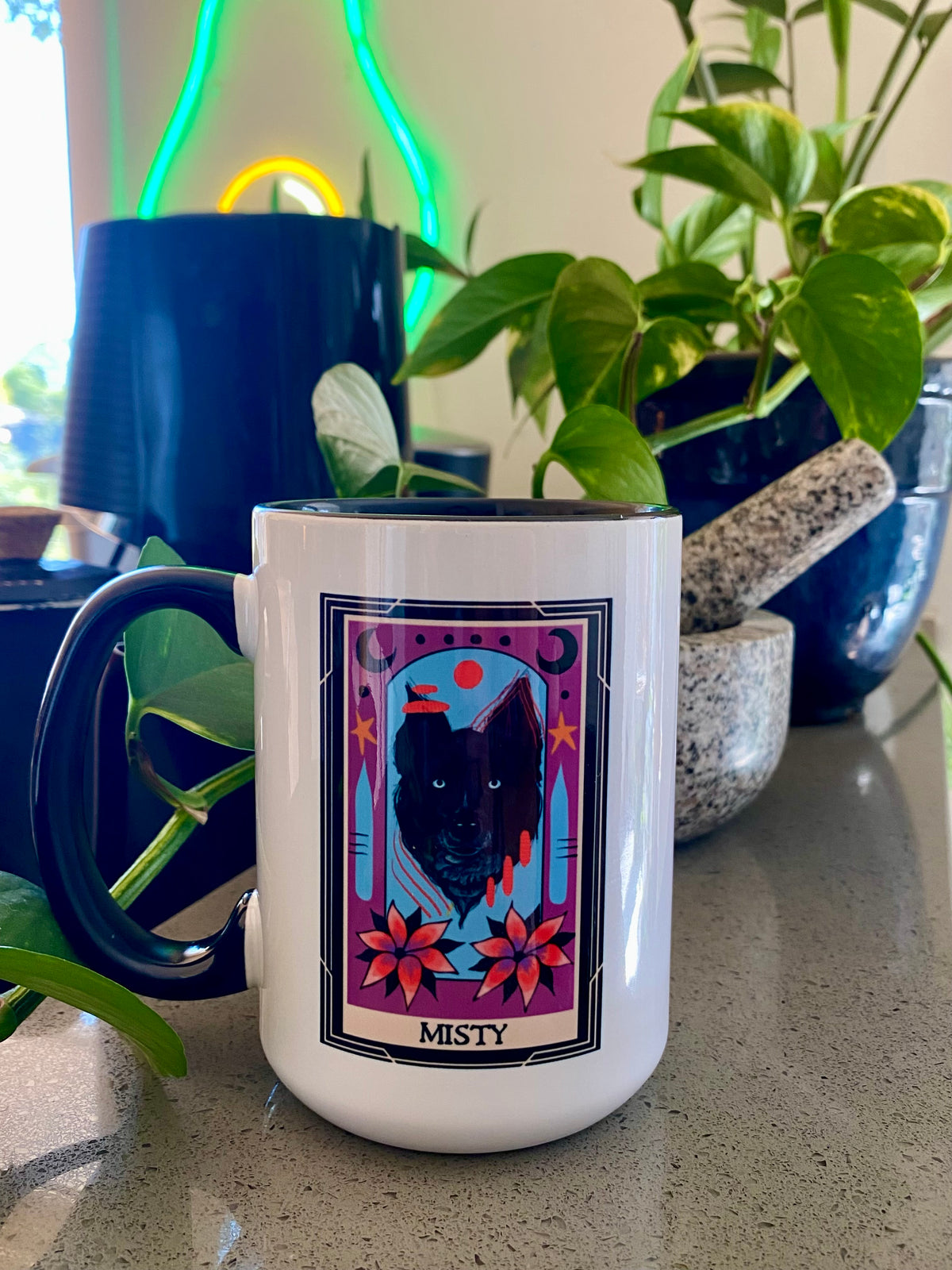Pet Portrait Mug - Tarot