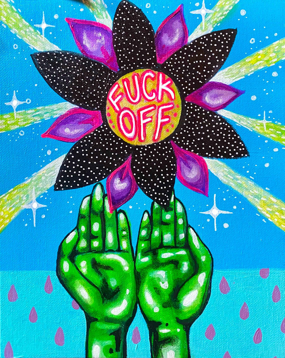 Good Morning, F Off Flower Mug