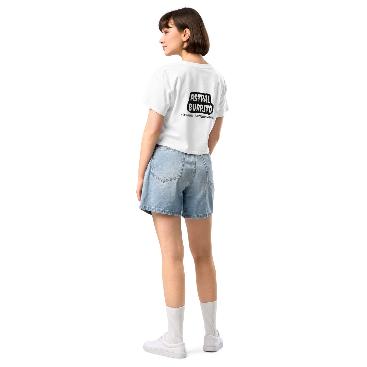 F*ck Off (With Icecream) Women’s crop top
